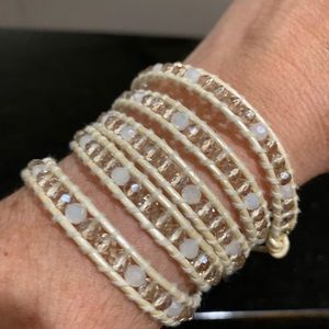 Victoria Emerson white wrap bracelet